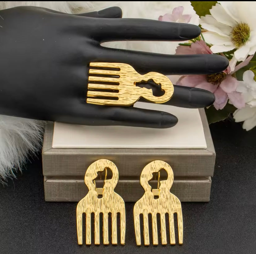 Parure peigne